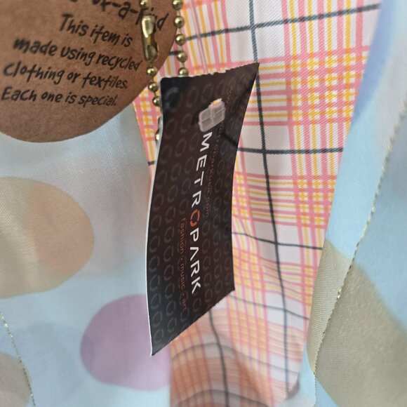 Superluckycat × Metropark Multipatterned Upcycled Patchwork Vest Size Medium - Picture 14 of 16